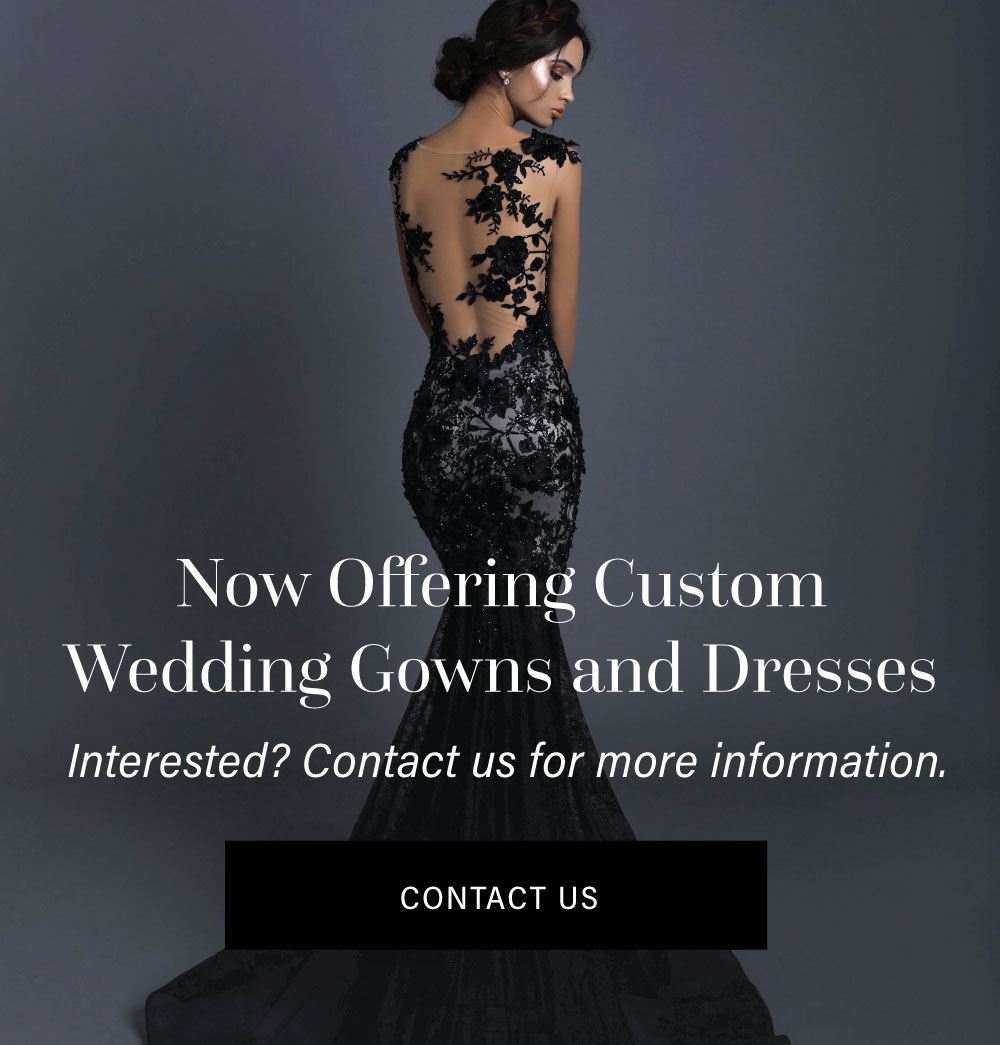 Custom gowns and bridal gowns at Signature Dresses.